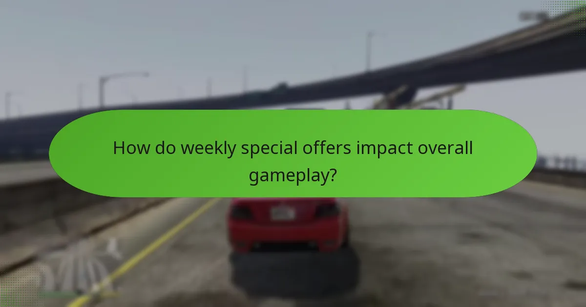 How do current offers compare to previous weeks?